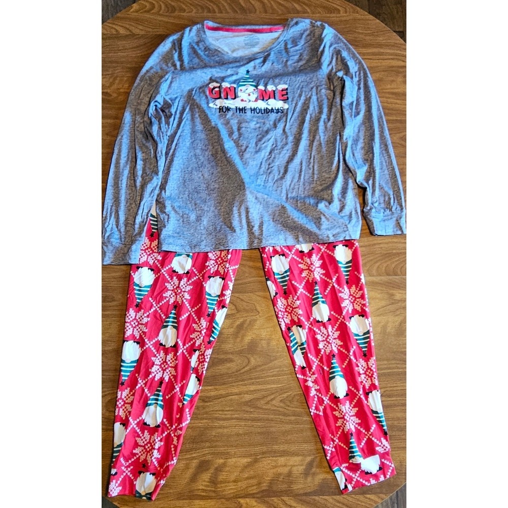 Secret Treasures Kids Gnome Pajama‎ Set - Size M, Holiday Sleepwear